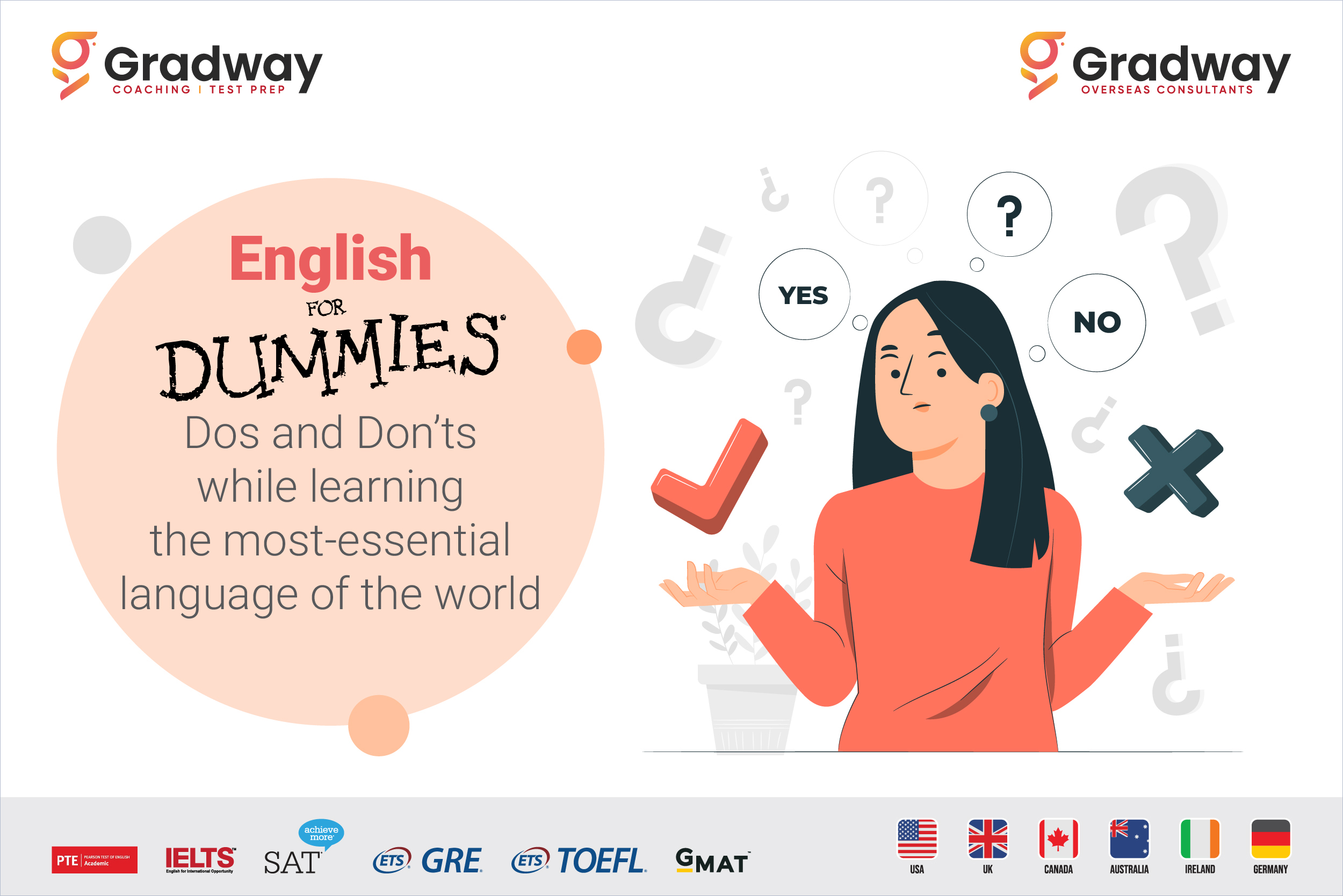 English for Dummies – Do’s and Don’ts while Learning the Most Essential Language of the World | Gradway  Copy