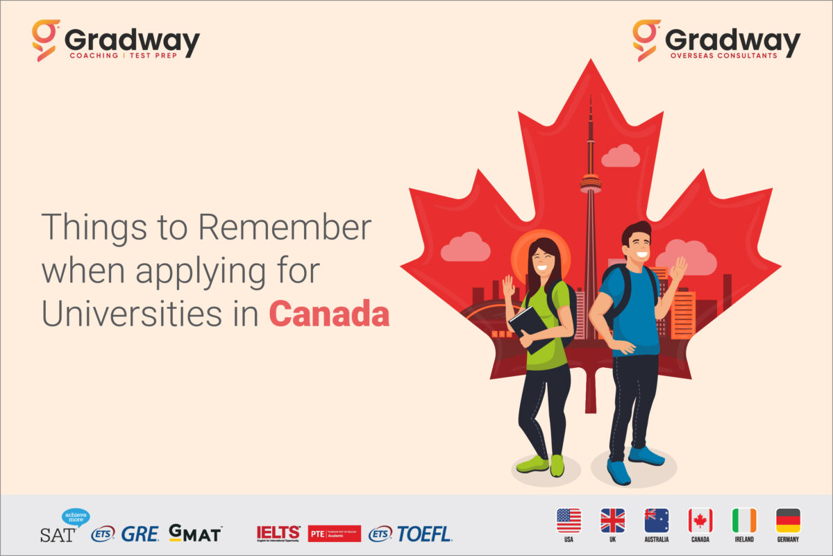 Things to Remember when applying for Universities in Canada | Gradway